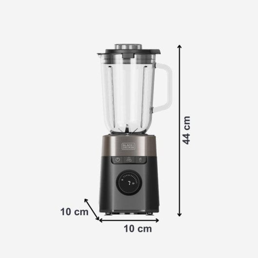 Batidora de Vaso Black & Decker BXJB1201E 2200W Jarra 2.2L 8 Velocidades