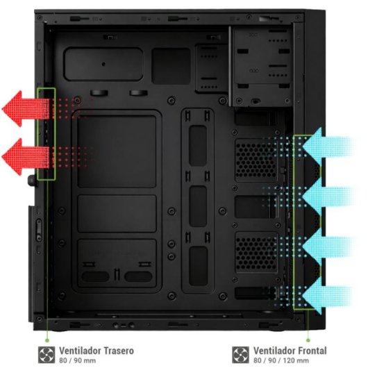 Caixa ATX Coolbox A780 com Fonte 650W USB-C 3.2 Gen1