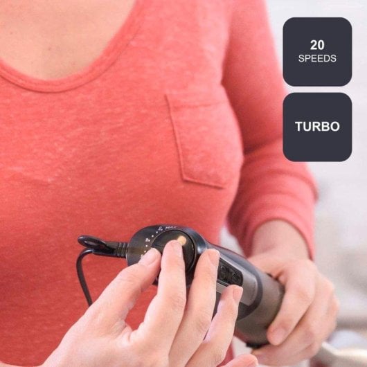 Batidora de Mano Black & Decker BXHBA1200E 1200W 20 Velocidades + Turbo