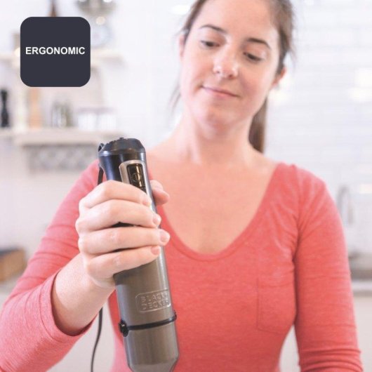 Batidora de Mano Black & Decker BXHBA1200E 1200W 20 Velocidades + Turbo