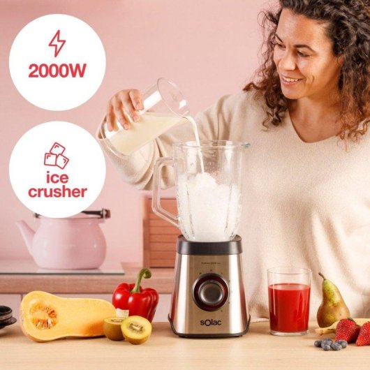 Batidora de Vaso Solac ProMixter 2000 W 1.75 L 5 Velocidades