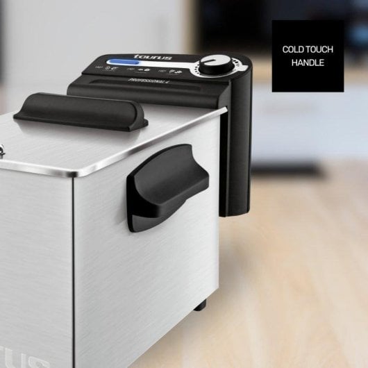 Freidora Taurus Professional 4 4L 2200W con Resistencia Sumergida y Cuerpo Acero Inoxidable