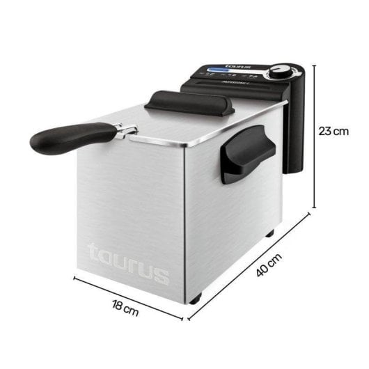 Freidora de aceite Taurus Professional 4 4 L 2200 W con resistencia sumergida