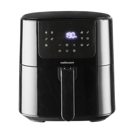 Freidora de Aire Mellerware Crunchy Plus 5,5L 1500W con 11 Menús y Temporizador