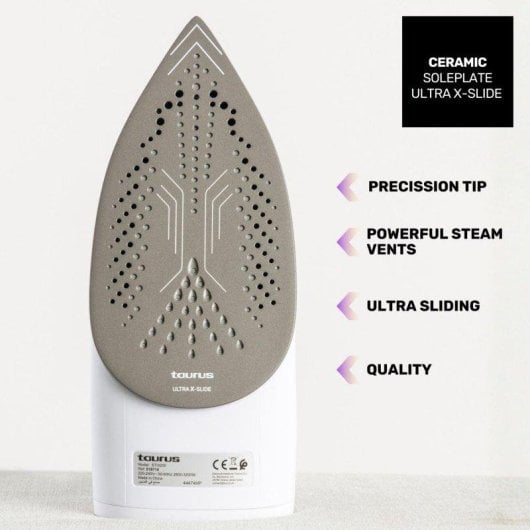 Plancha de vapor Taurus Bali 3200 X-slide 3200W vapor continuo 45 g/min