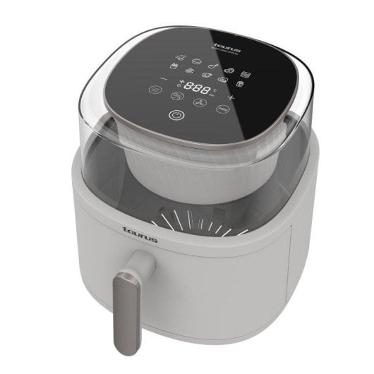Freidora de Aire Taurus Aero Crisp Spin 6L 1550W con Removedor Automático y 10 Menús