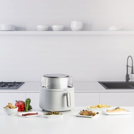 Freidora de Aire Taurus Aero Crisp Spin 6L 1550W con Removedor Automático y 10 Menús