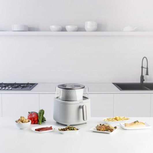 Freidora de Aire Taurus Aero Crisp Spin 6L 1550W con Removedor Automático y 10 Menús