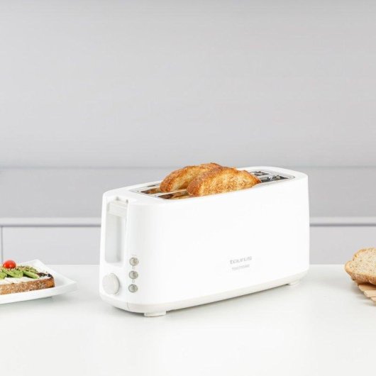 Tostador Taurus Toastissimo 1400W 2 Ranuras Extra Largas 7 Niveles