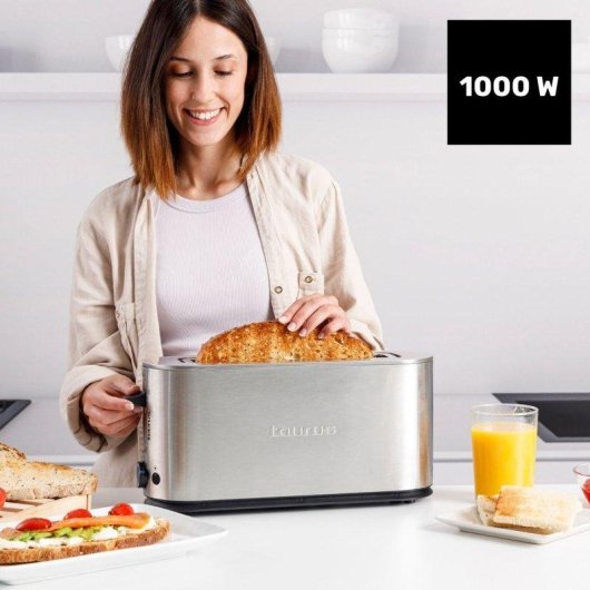 Tostador Taurus Mytoast Legend 1000W Ranura Extra Grande 260x42 mm