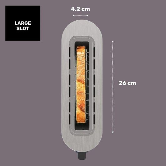 Tostador Taurus Mytoast Legend 1000W Ranura Extra Grande 260x42 mm