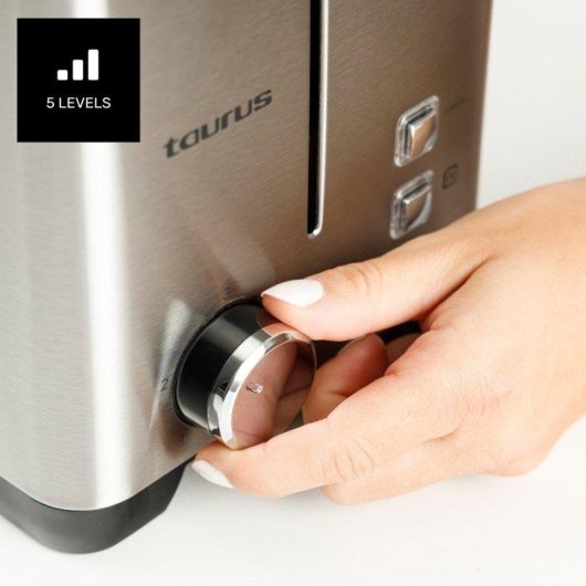 Tostadora Taurus Mytoast Duplo Legend 1400W 2 Ranuras Extralargas