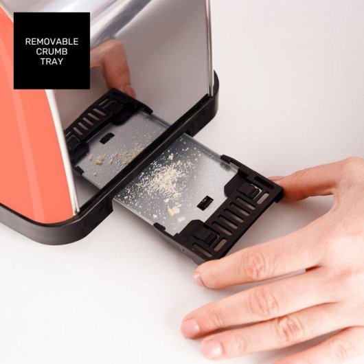 Tostadora Taurus Vintage II Coral 950W 2 ranuras 7 niveles