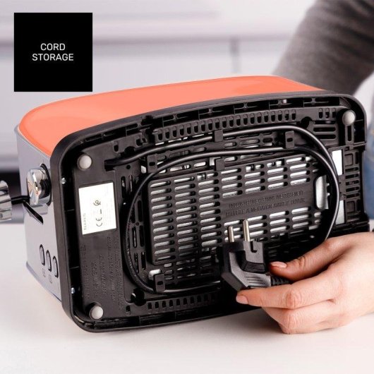 Tostadora Taurus Vintage II Coral 950W 2 ranuras 7 niveles