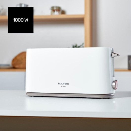 Tostadora de Pan Taurus Mytoast 1000W Ranura Larga y Ancha 7 Niveles