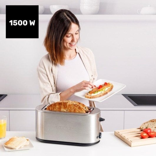 Tostadora Taurus Mytoast Duplo Legend 1500W 2 Ranuras Extra Grandes 7 Niveles