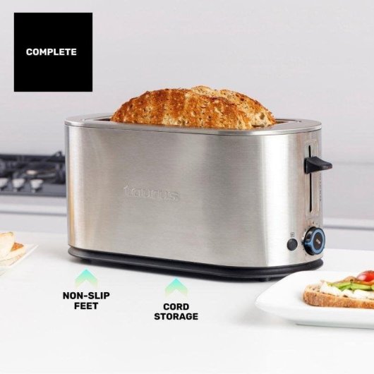 Tostadora Taurus Mytoast Duplo Legend 2 Ranuras XL 1500W 7 Niveles