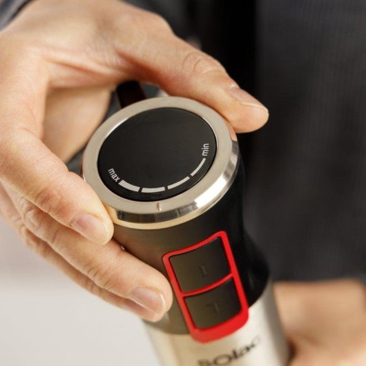 Batidora de Mano Solac Pro Chef 1201, 1200W, 21 Velocidades + Turbo, 4 Cuchillas Inoxidable