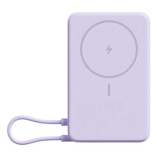 Batterie Externe Xiaomi BHR08PAGL 5900 mAh Chargeur Sans Fil Violet