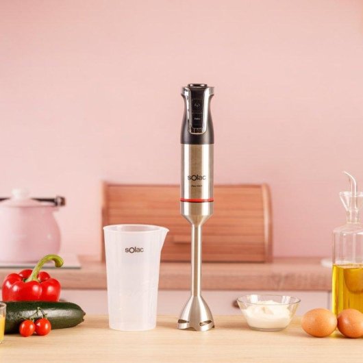 Batidora de Mano Solac Pro 1501 1500W 20 Velocidades Turbo