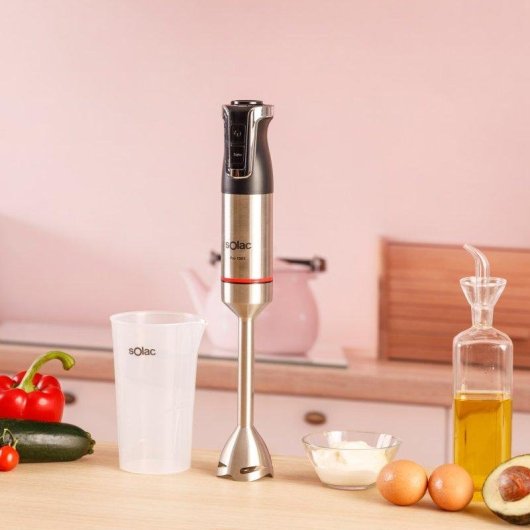 Batidora de Mano Solac Pro 1501 1500W 20 Velocidades Turbo