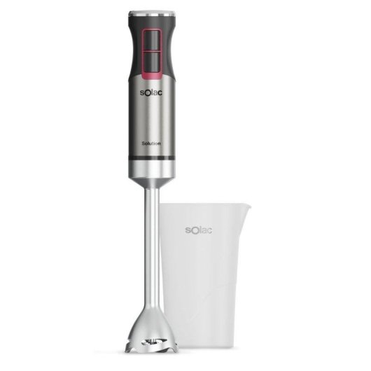 Batidora de Mano Solac Solution 1503, 1500W, 21 Velocidades Ajustables + Turbo