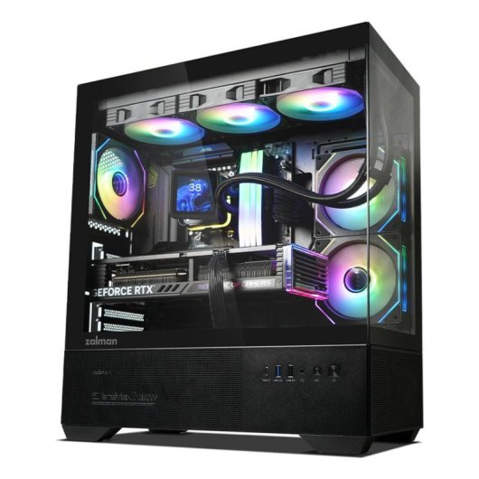 Case Midi Tower Zalman CHRONIX BLACK Multi