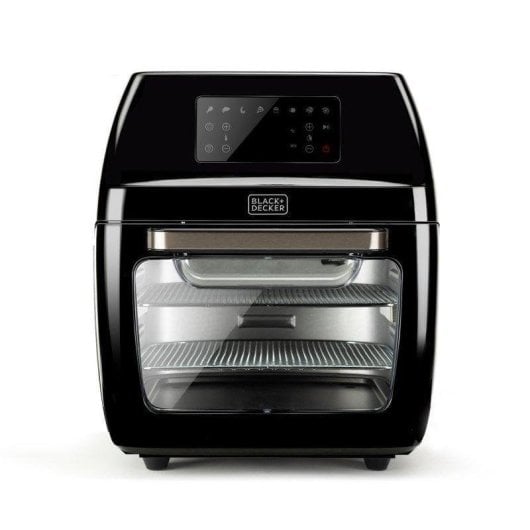 Freidora de aire Black & Decker BXAFO1200E 12 L 1700 W con ventana y asador