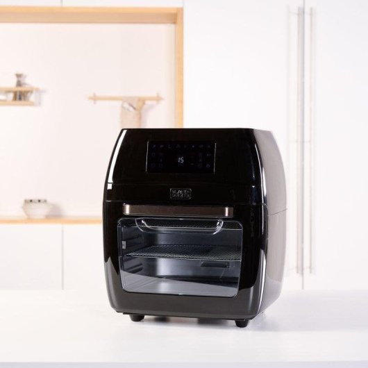Freidora de aire Black & Decker BXAFO1200E 12 L 1700 W con ventana y asador
