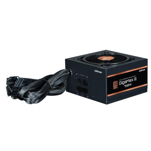 Source d'Alimentation Zalman GigaMax III 750W 80 PLUS Bronze semi-modulaire