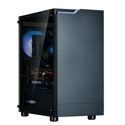 Case PC Zalman T4 PLUS Mini Tower Nero micro ATX Mini-ITX Vetro Temprato Gaming