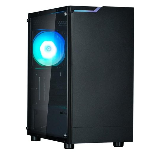 Case PC Zalman T4 PLUS Mini Tower Nero micro ATX Mini-ITX Vetro Temprato Gaming