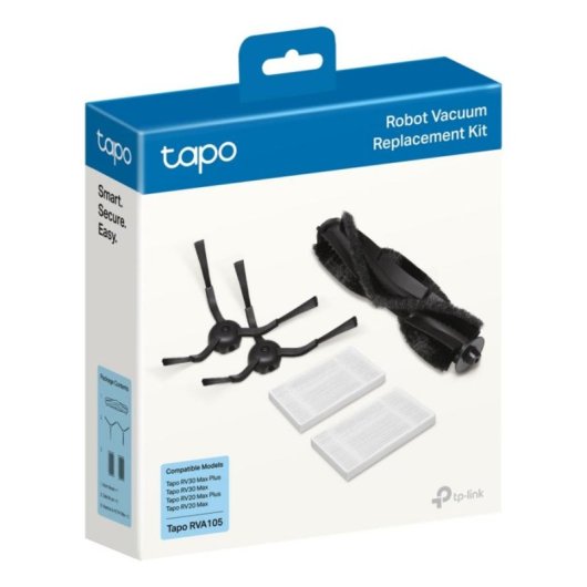 Kit de accesorios TP-Link Tapo RVA105 para robot aspirador con 2 filtros HEPA