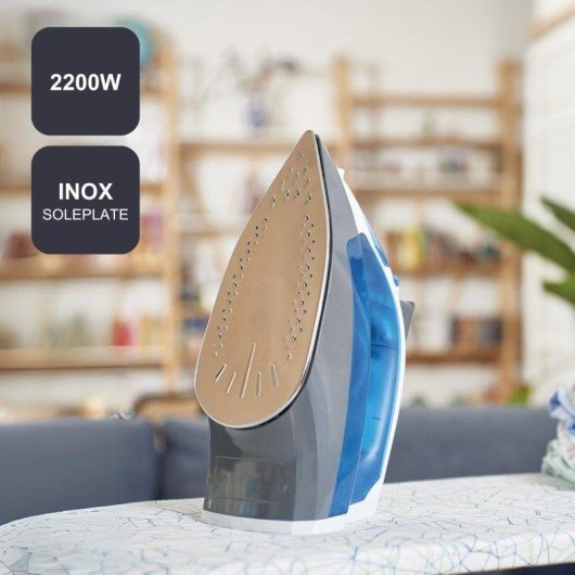 Plancha de Vapor Black+Decker 2200W Golpe Vapor 120g/min Antical