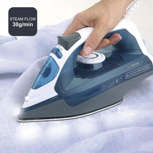 Plancha de Vapor Black+Decker 2200W Golpe Vapor 120g/min Antical