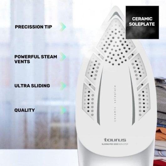 Centro de planchado Taurus Sliding Pro 3000 Non Stop 3000W vapor 130g/min