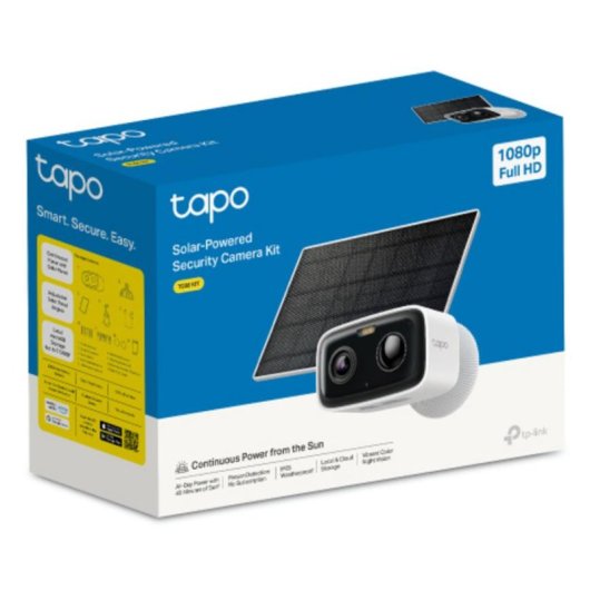Cámara IP TP-Link TC80 FullHD Visión Nocturna Exterior Panel Solar Alarma