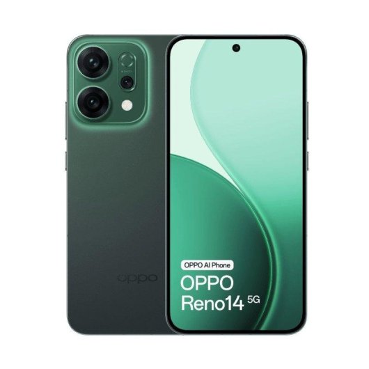 OPPO Reno14 5G 12 Go 6,59" 512 Go Vert Lumineux AMOLED