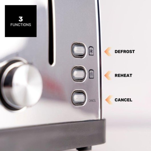 Tostador Taurus Vintage Four 1900W 4 Ranuras 7 Niveles