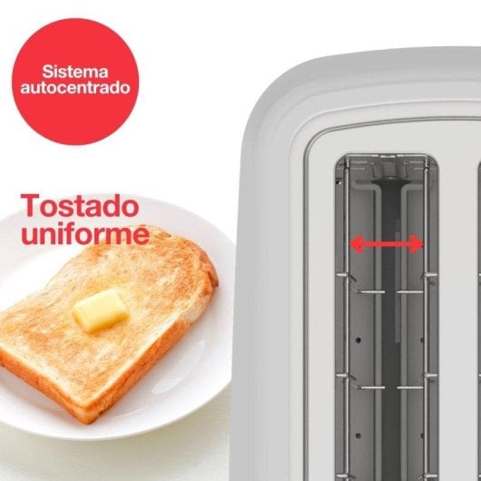Tostador Solac Buon Giorno Double 1200W Dos Ranuras Largas Selector 6 Niveles