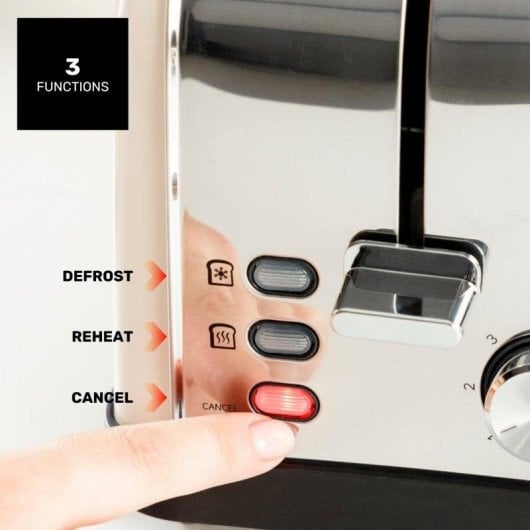 Tostadora Taurus Vintage Cream 1500W 2 Ranuras Extra Largas 7 Niveles