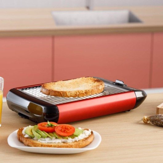 Tostadora Solac TC5309 Stillo 3 700W 3 elementos cuarzo 24,5x18,5cm 12 niveles