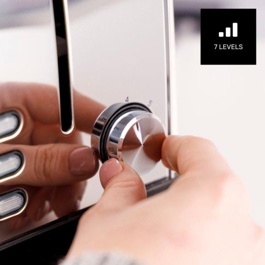 Tostadora Taurus Vintage II Cream 950W 2 ranuras 7 niveles