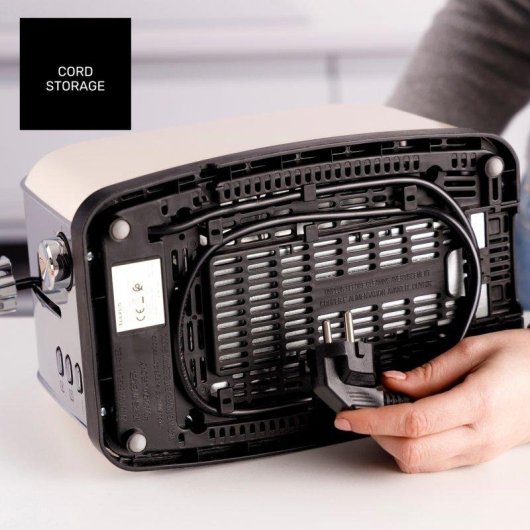 Tostadora Taurus Vintage II Cream 950W 2 ranuras 7 niveles