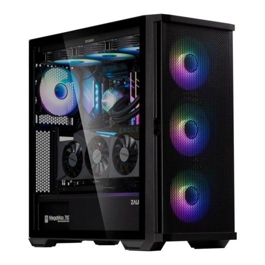 Case Zalman Z10 DUO Nero ATX Vetro Temprato