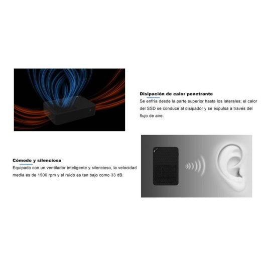 Barebone Leotec LEMPC23 Intel N150 12GB RAM 512GB NVMe SSD Wi-Fi 6 Dual LAN 2.5GbE