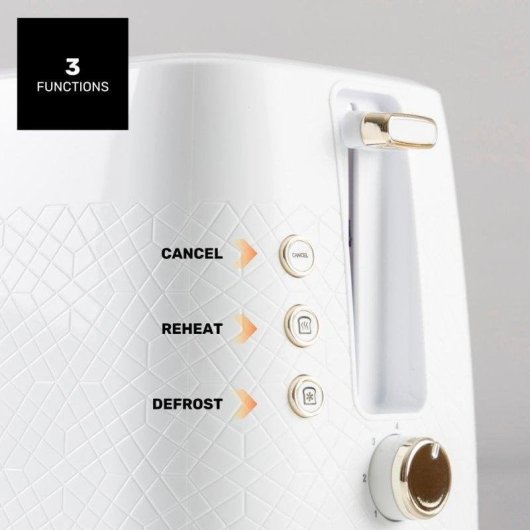 Tostador Taurus Fusion Crunch 2 Ranuras 800W 7 Niveles