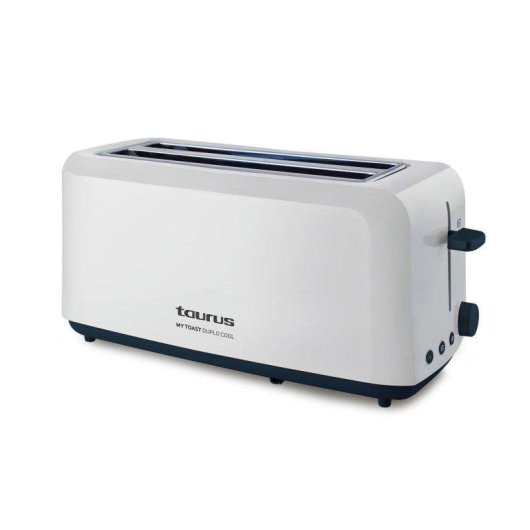 Tostadora Taurus Mytoast Duplo Cool 2 Ranuras Largas y Anchas 1450 W 6 Niveles