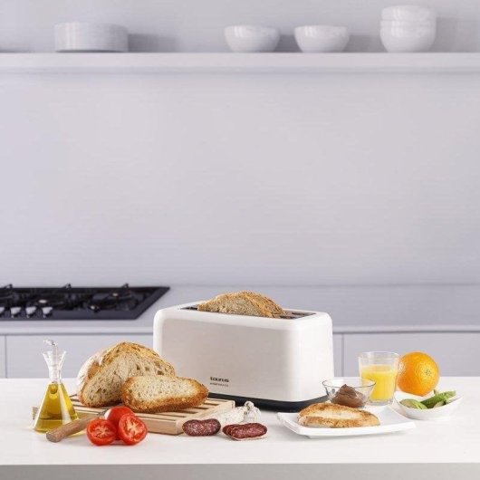 Tostadora Taurus Mytoast Duplo Cool 2 Ranuras Largas y Anchas 1450 W 6 Niveles