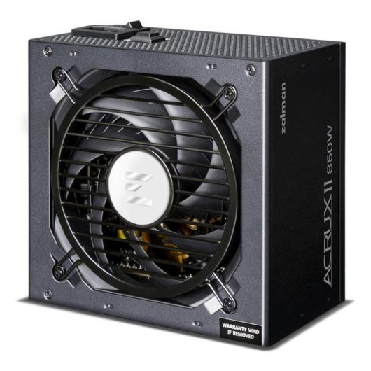 Fuente de Alimentación Zalman ACRUX II 850W Certificación 80 PLUS Platinum modular